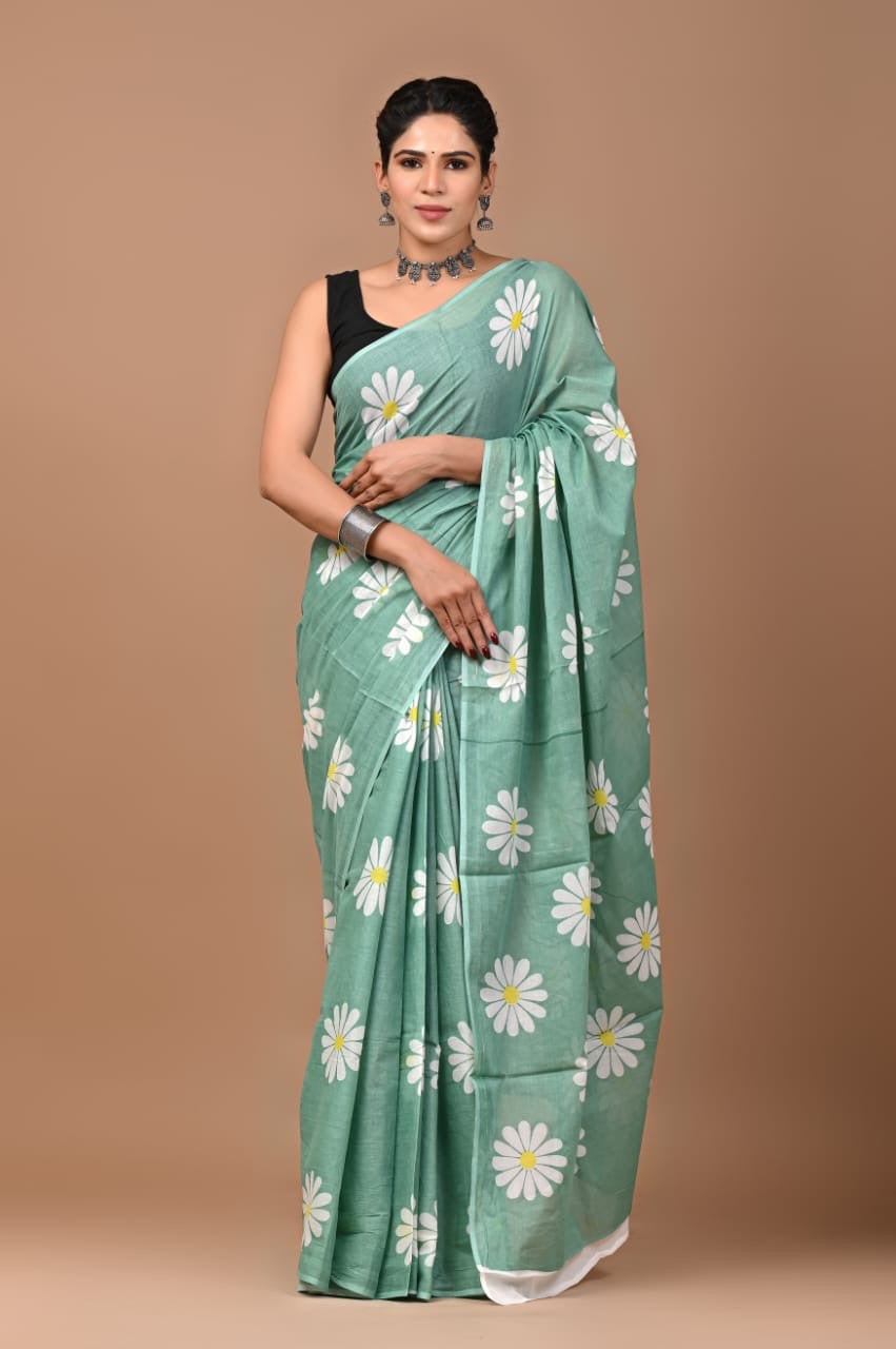 Daisy Days Cotton Saree