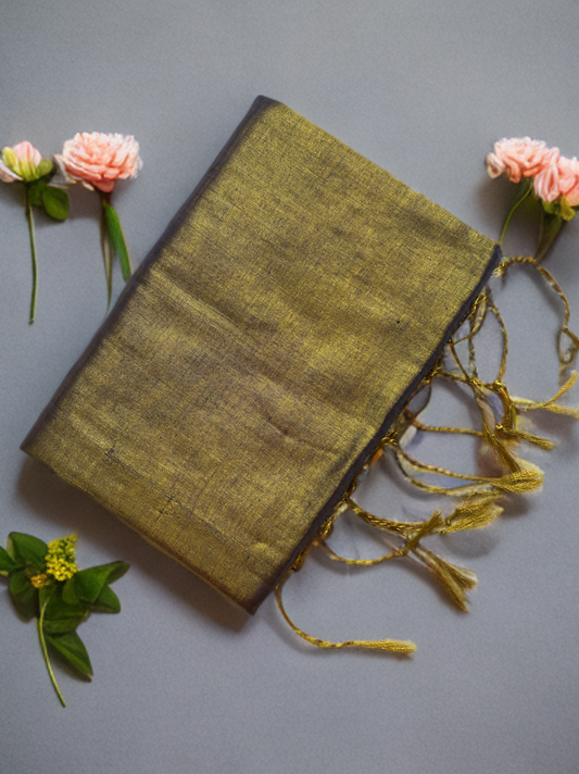 Olive Royale Cotton Tissue Saree