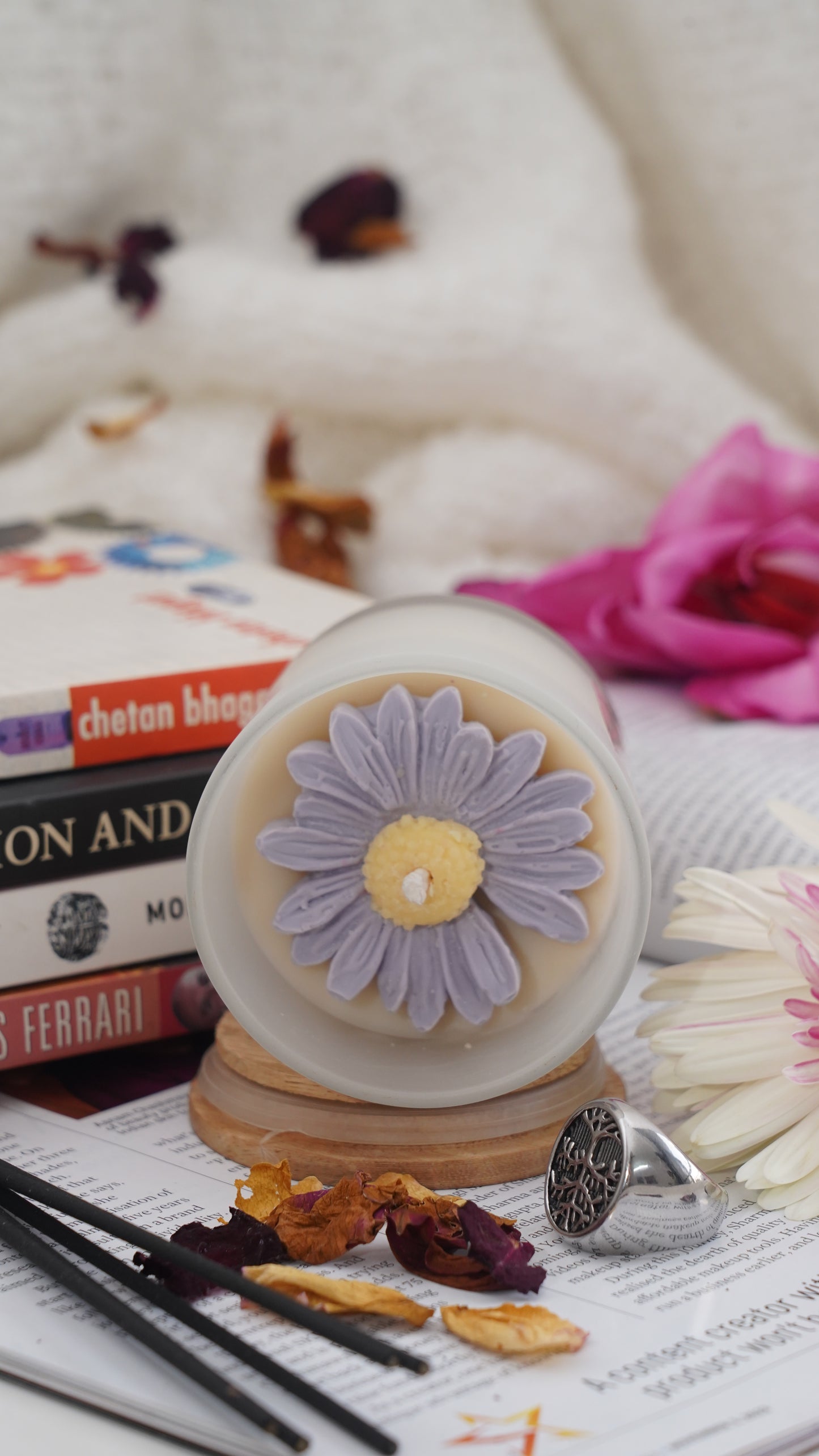 Lotus - 100% Soy Wax Organic Candle