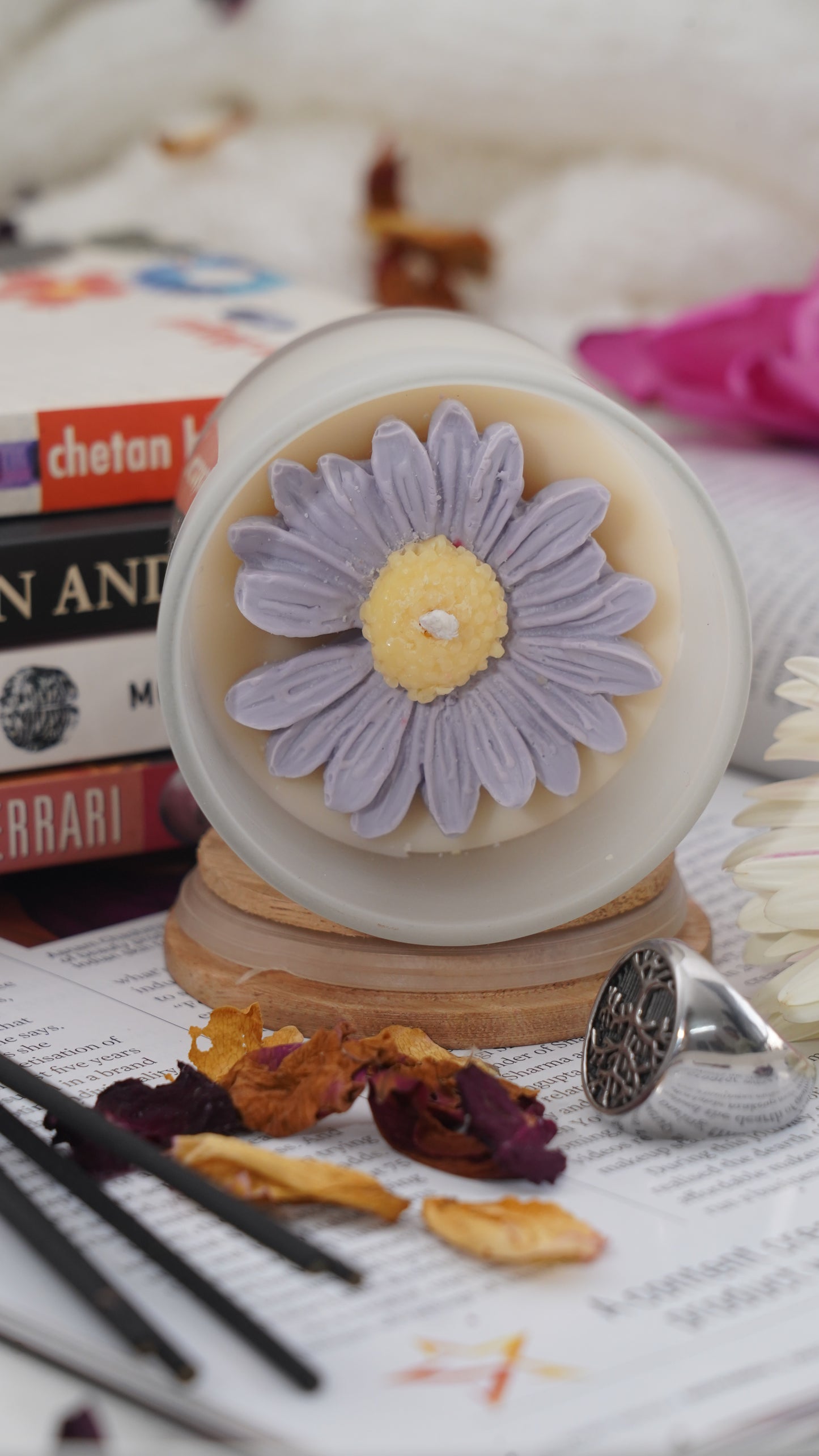 Lotus - 100% Soy Wax Organic Candle