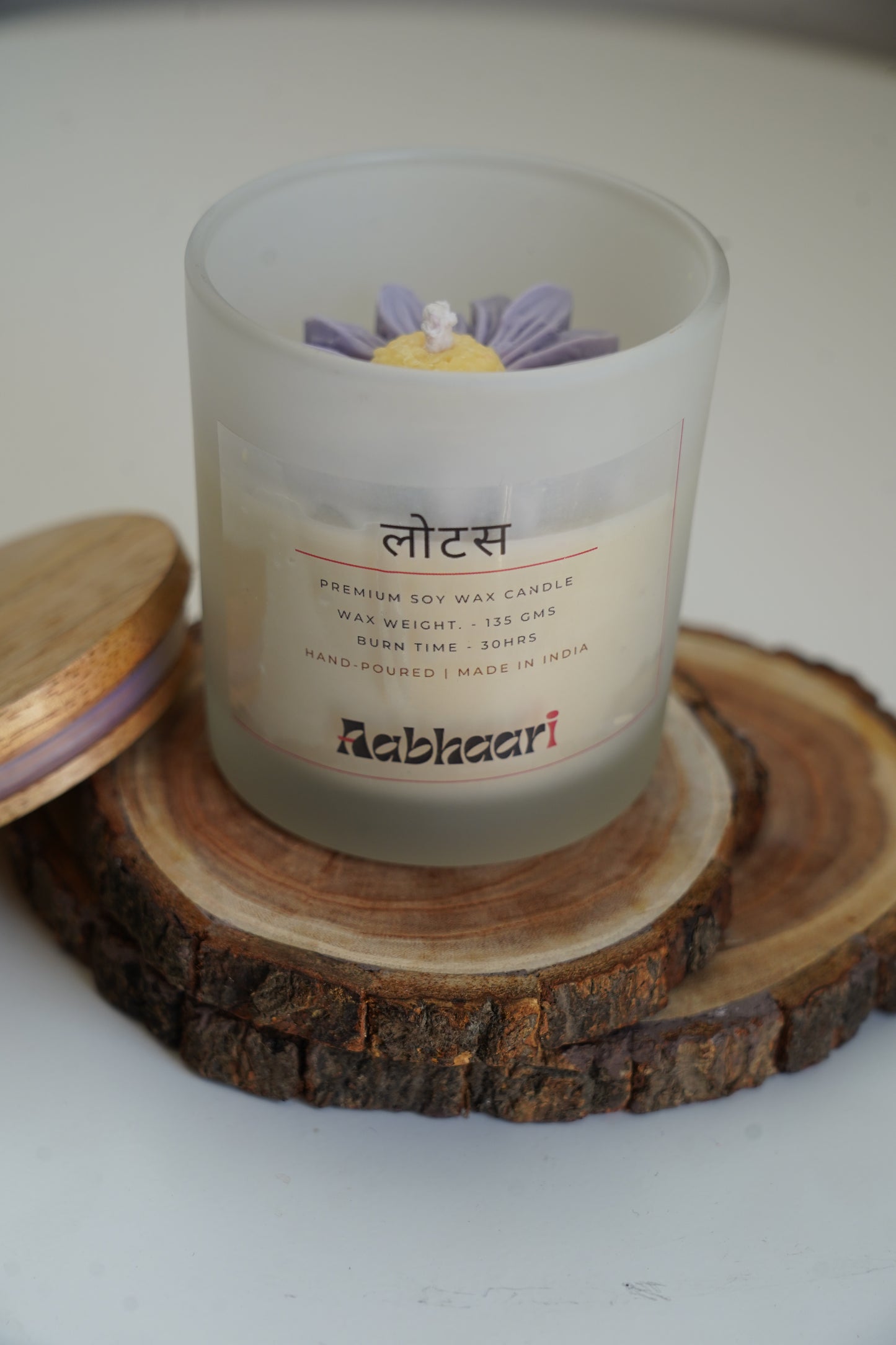 Lotus - 100% Soy Wax Organic Candle