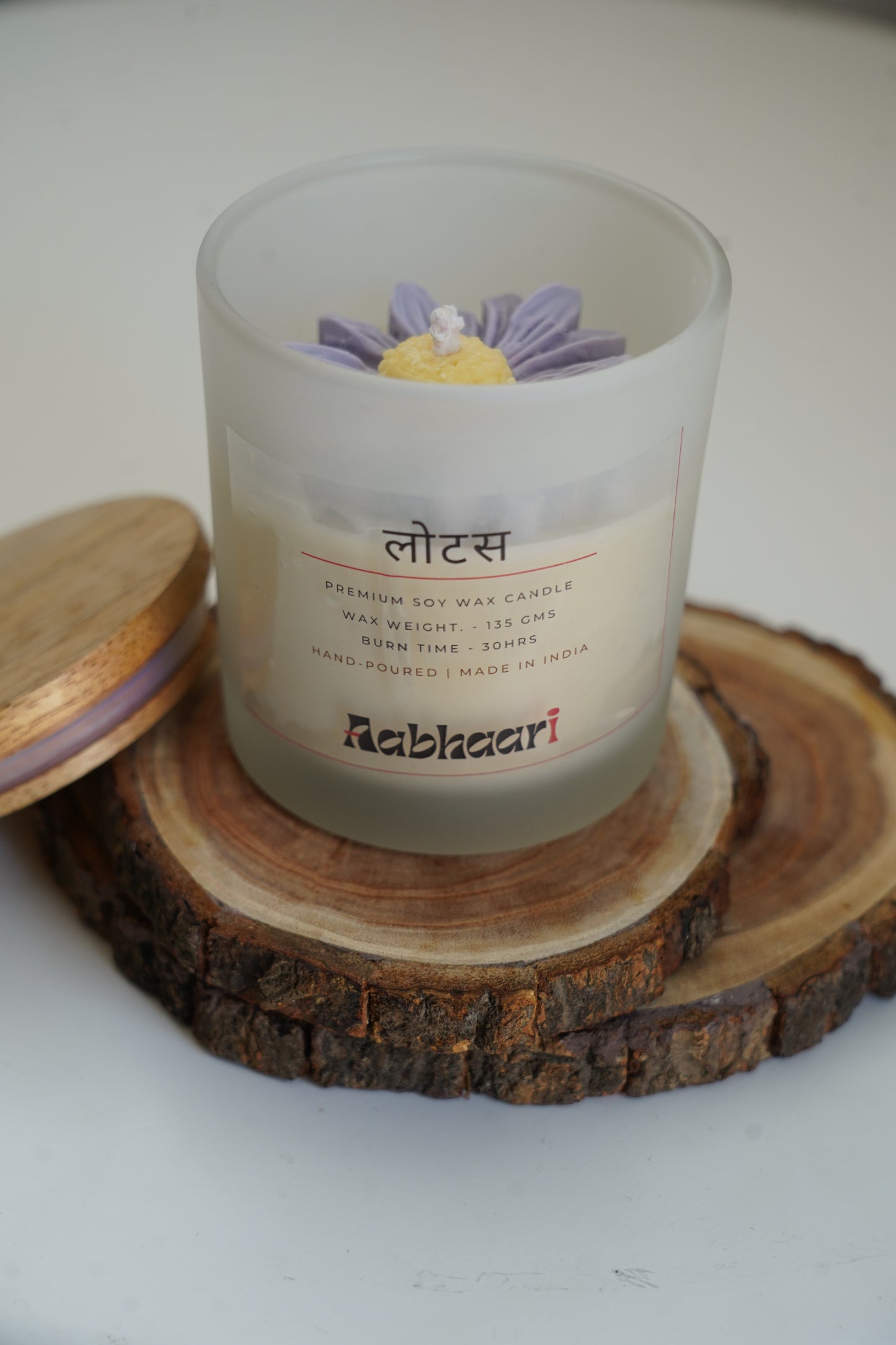 Lotus - 100% Soy Wax Organic Candle