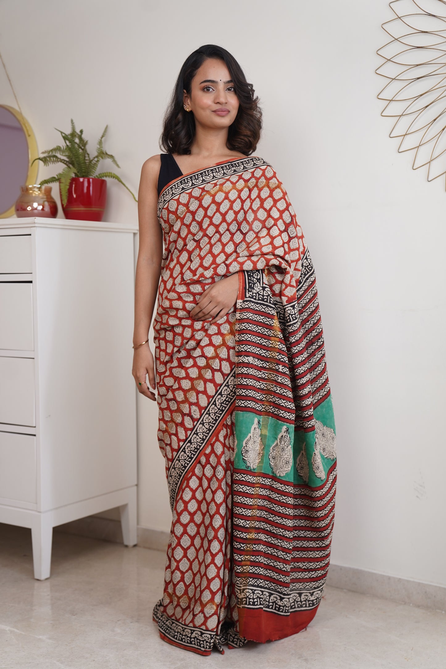 Rangrej Silk & Cotton Saree