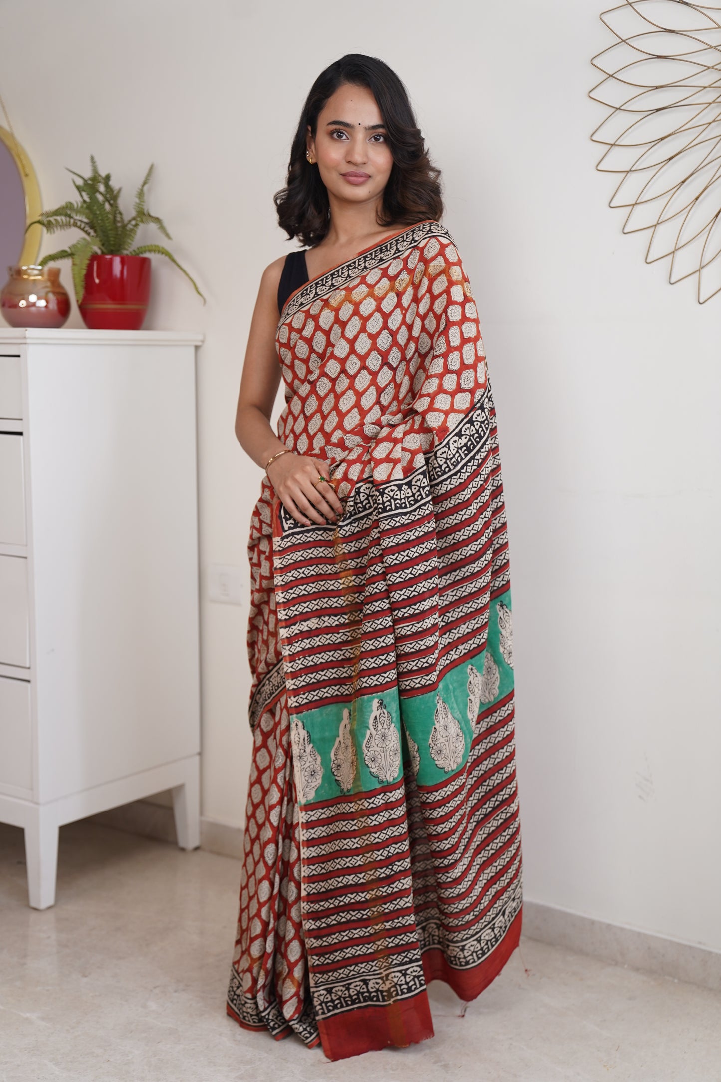 Rangrej Silk & Cotton Saree