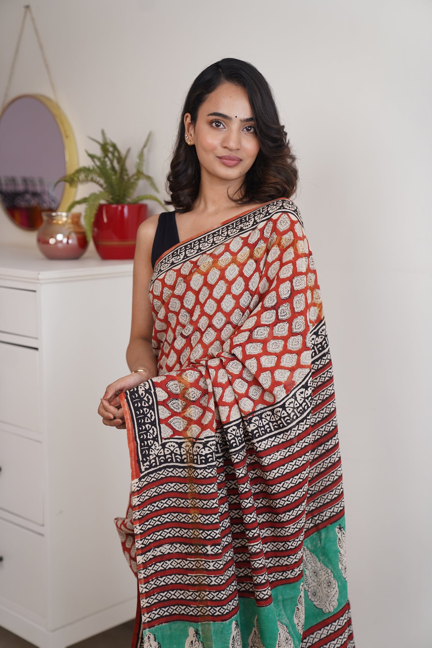 Rangrej Silk & Cotton Saree