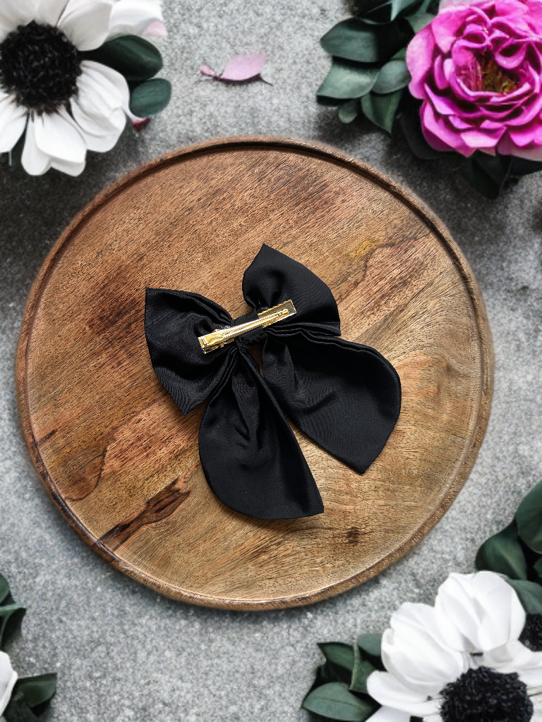 Set Of 3 Hair Bows With Alligator Clips