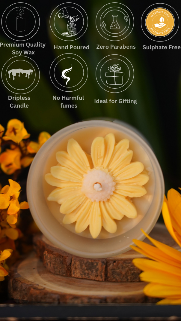 Flame - 100% Soy Wax Organic Candle