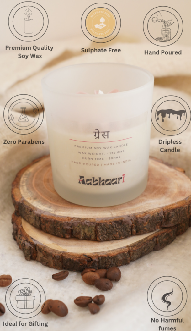 Grace - 100% Soy Wax Organic Candle