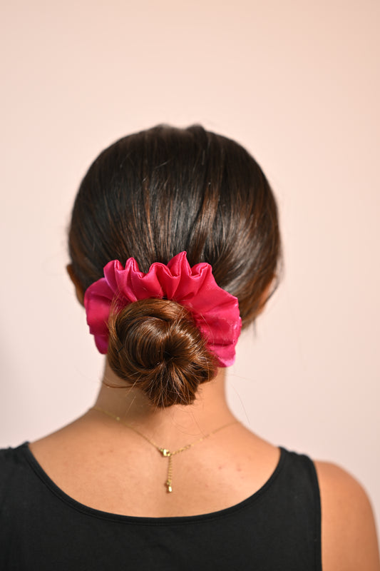 Set Of 5 Jimmy Choo Fabric Scrunchies