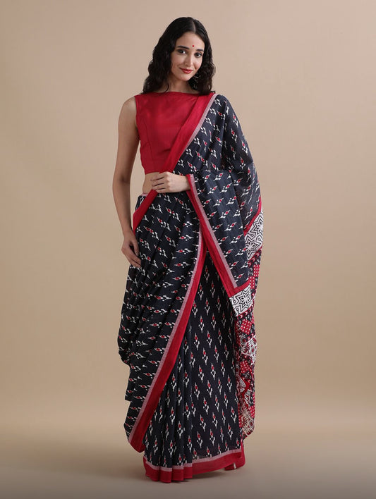 Raat Rani Mul Cotton Saree