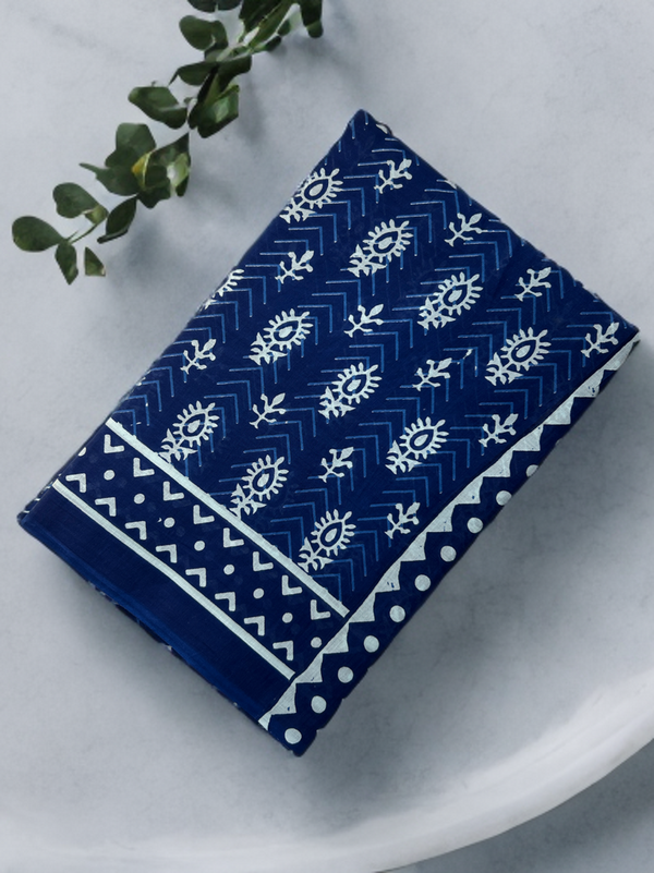 Neel Tara Mul Cotton Saree