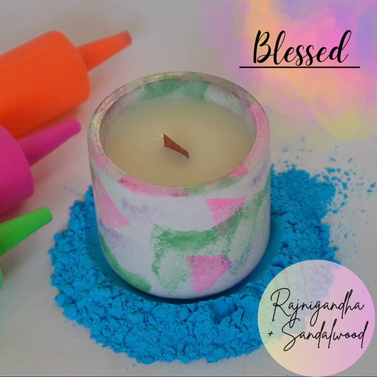 Blessed - 100% Coconut Oil Soy Wax Organic Candle