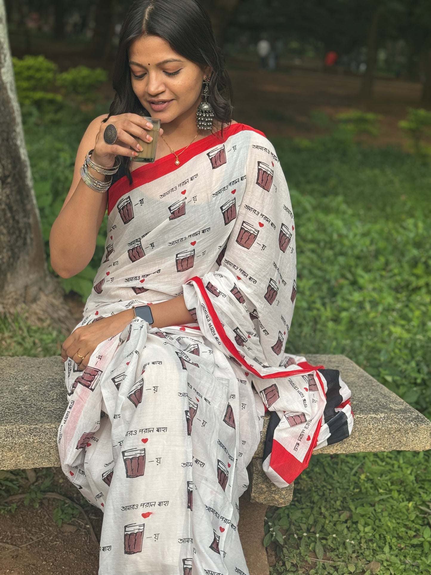 Chai Garam Cotton Saree