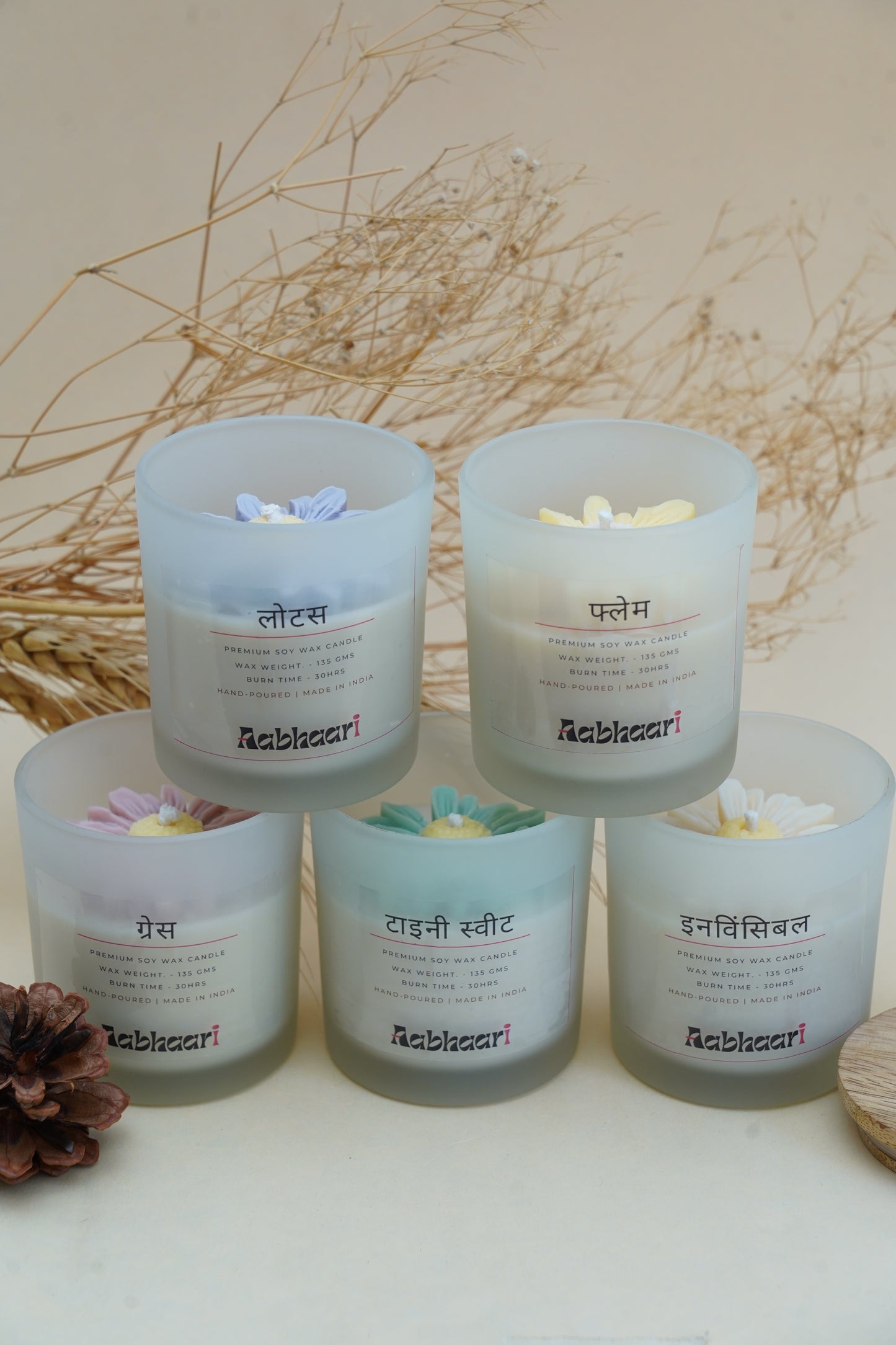 Pack of 5 Candles