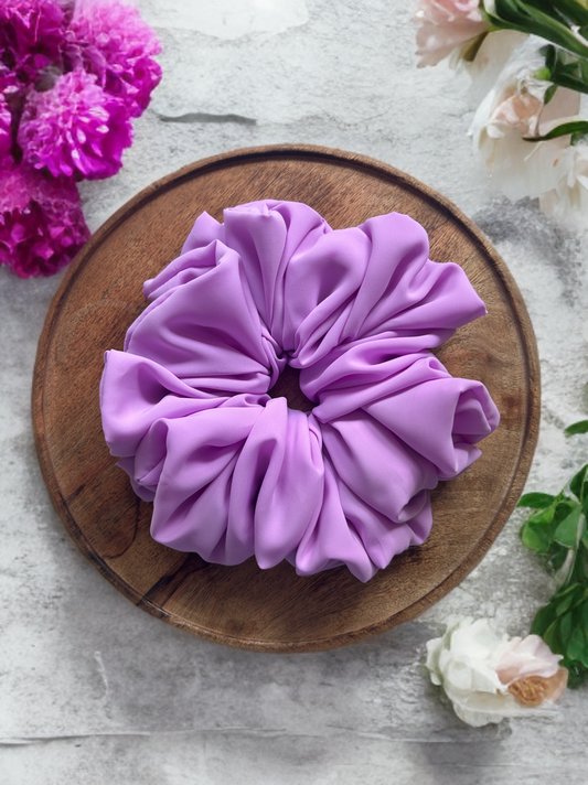 Pastel Lilac XXL Soft Georgette Scrunchie