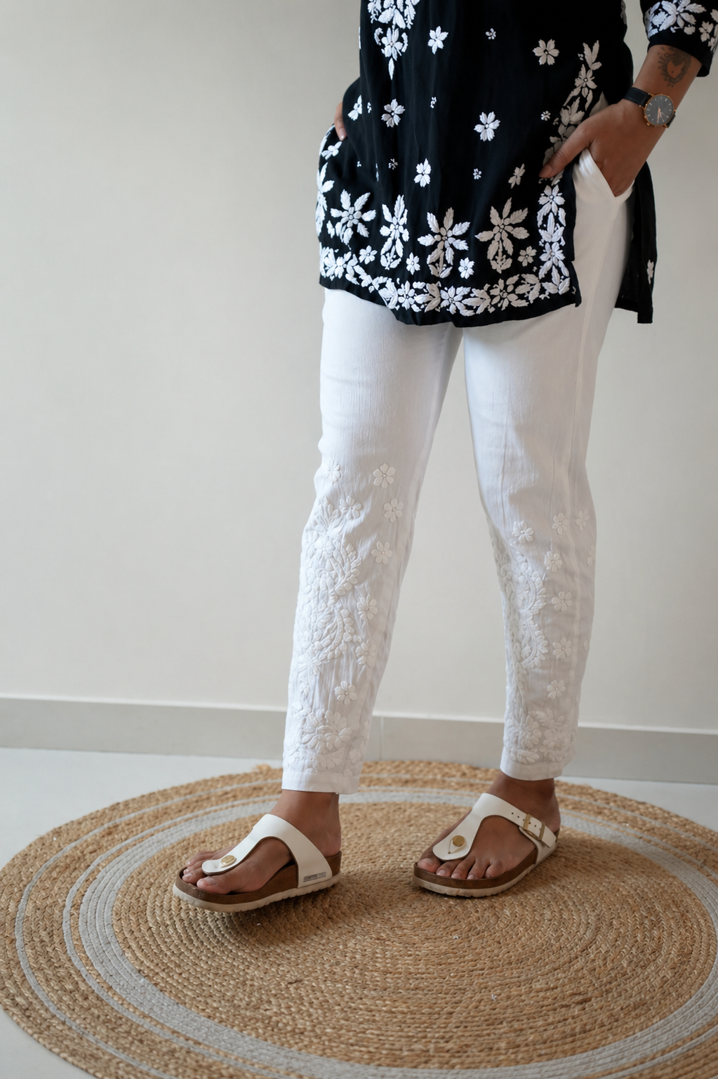 Chikankari Pants