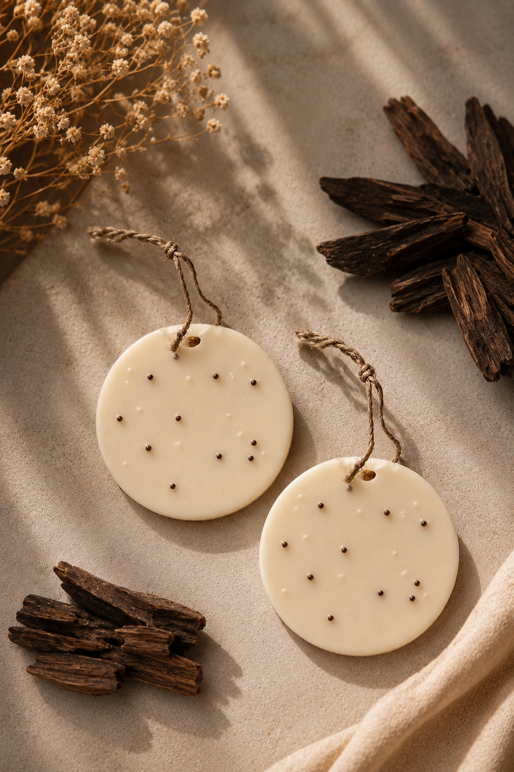 Set of 2 Oud 100% Soy Wax Wardrobe Freshener Bars