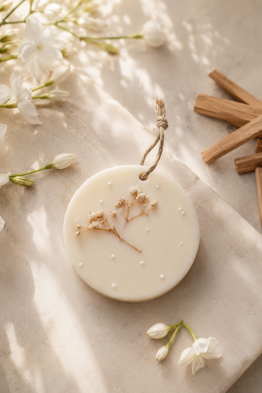Mogra & Sandalwood 100% Soy Wax Wardrobe Air Freshener Bar