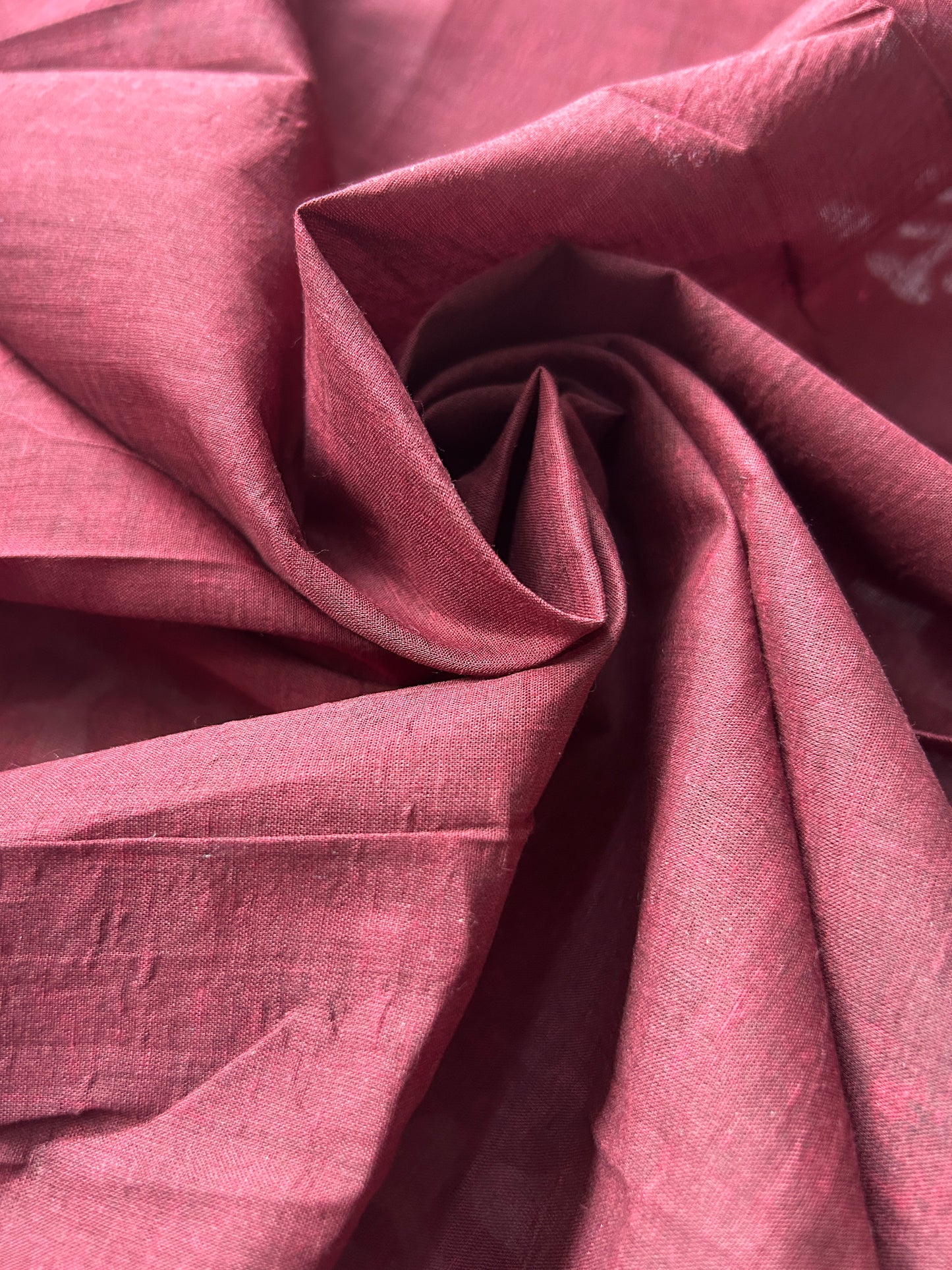 Laal Gulmohar Mul Cotton Saree