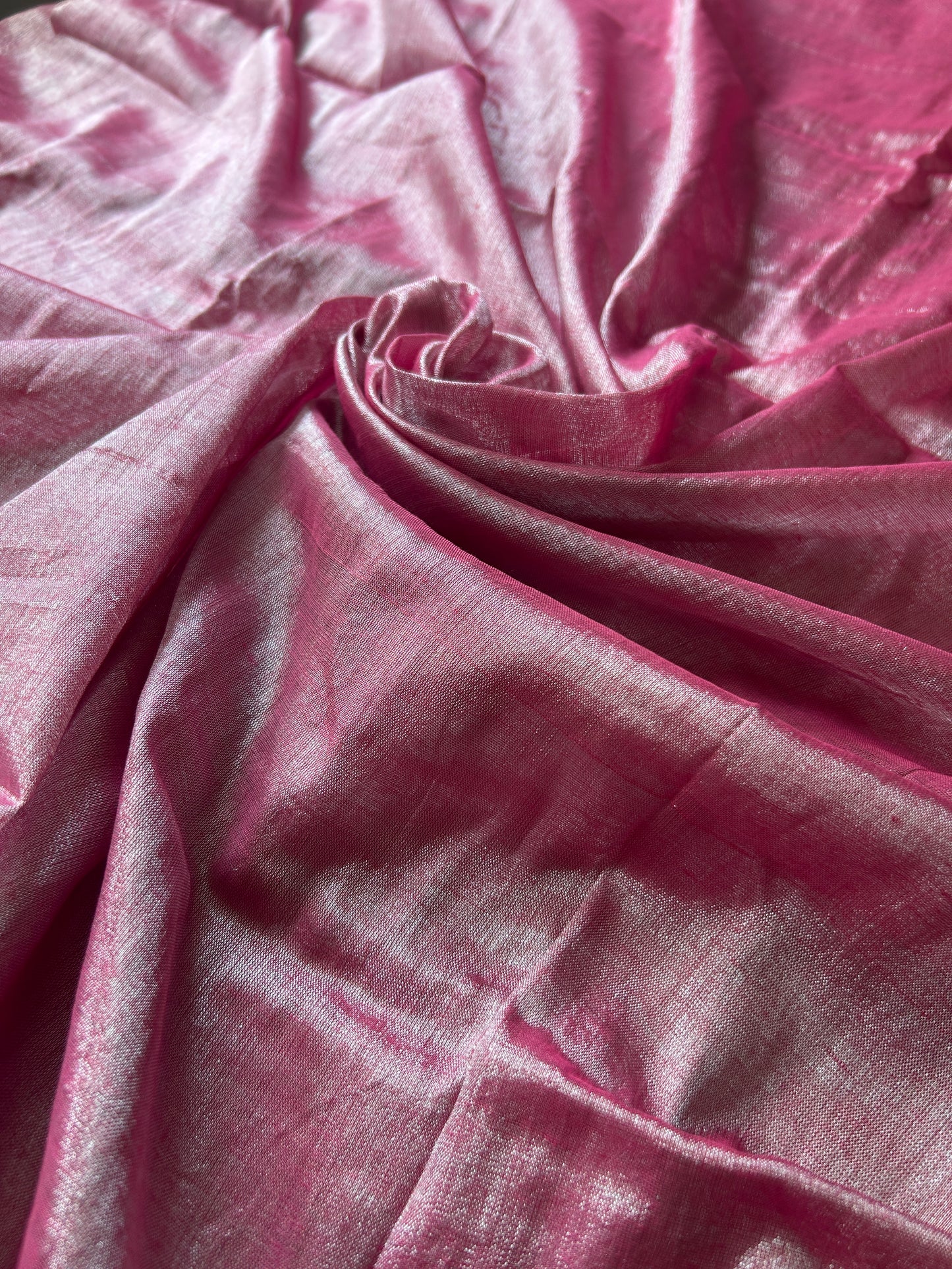 Pink Twilight Cotton Tissue Saree